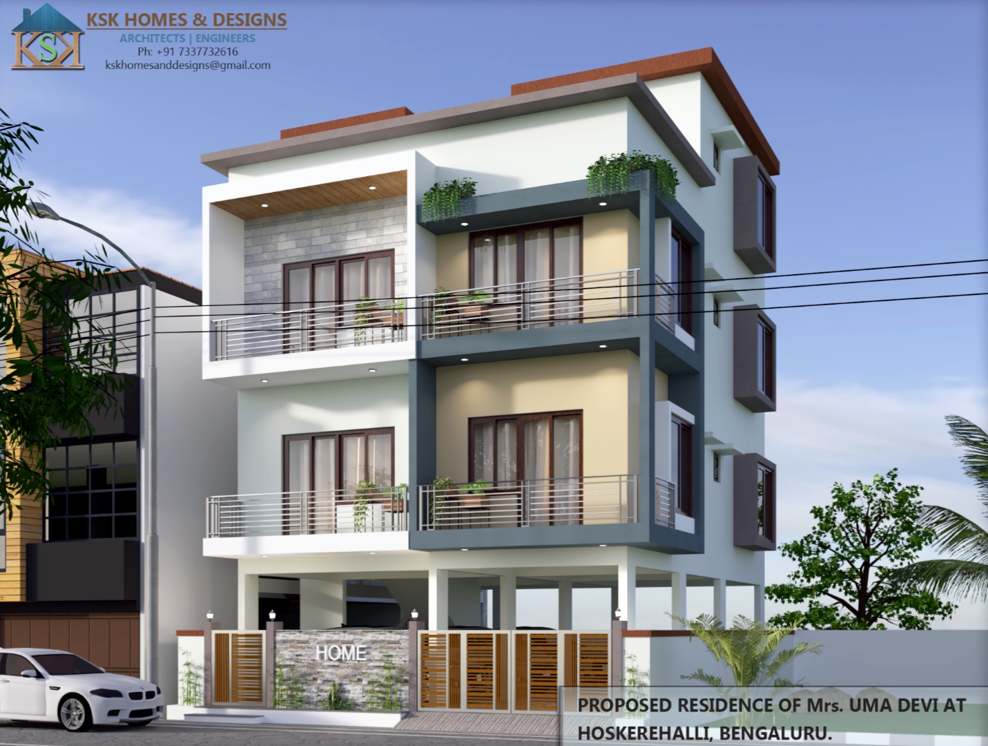 Modern house model